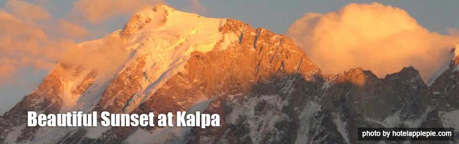 Sunset at kalpa hotel